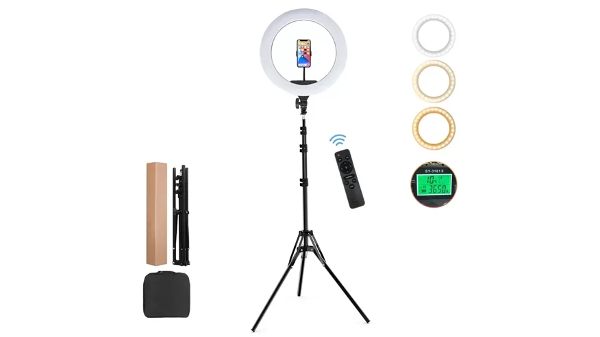 رینگ لایت ring-light-ky-bk-416-96w