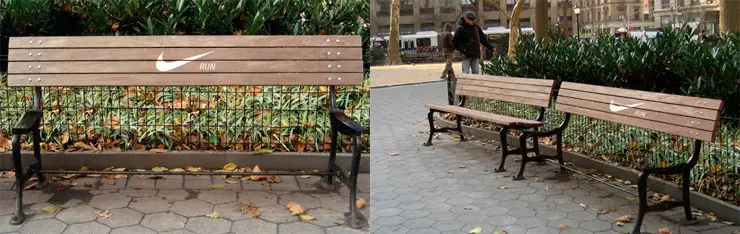 تبلیغات پارتیزانی نایکی