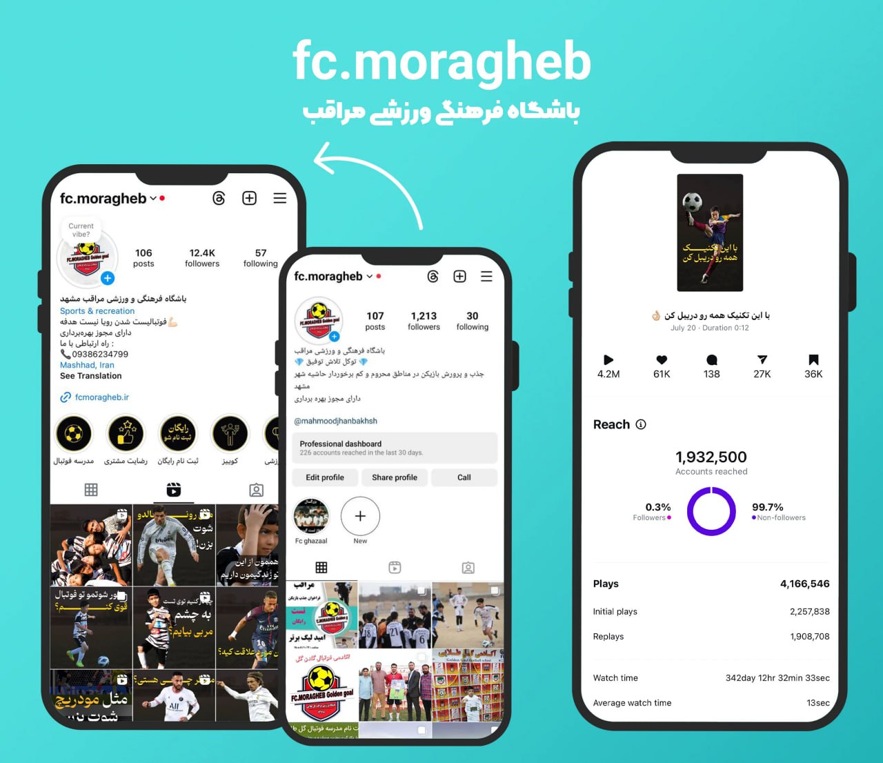 مدیریت حرفه‌ای پیج اینستاگرام توسط تیم صدای رسانه