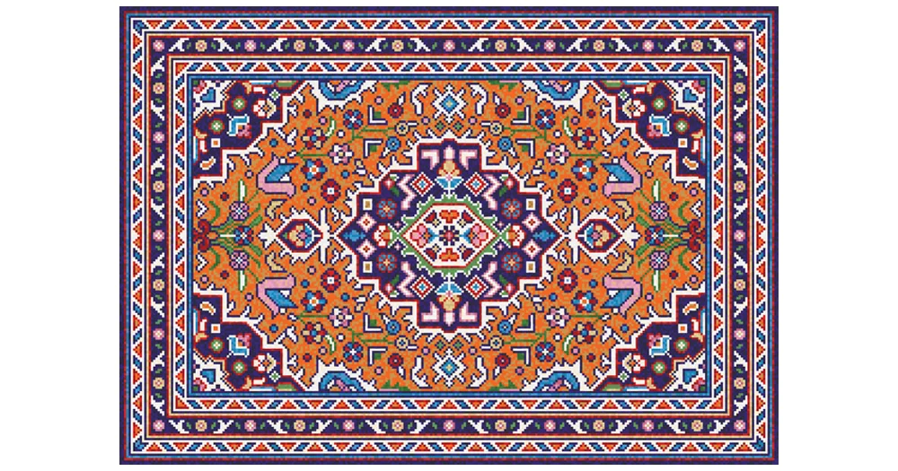 وکتور فرش ایرانی