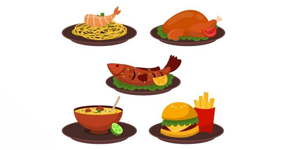 وکتور غذای ایرانی