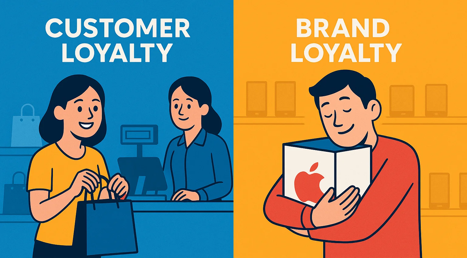 وفاداری مشتری با وفاداری به برند چه تفاوتی دارد؟