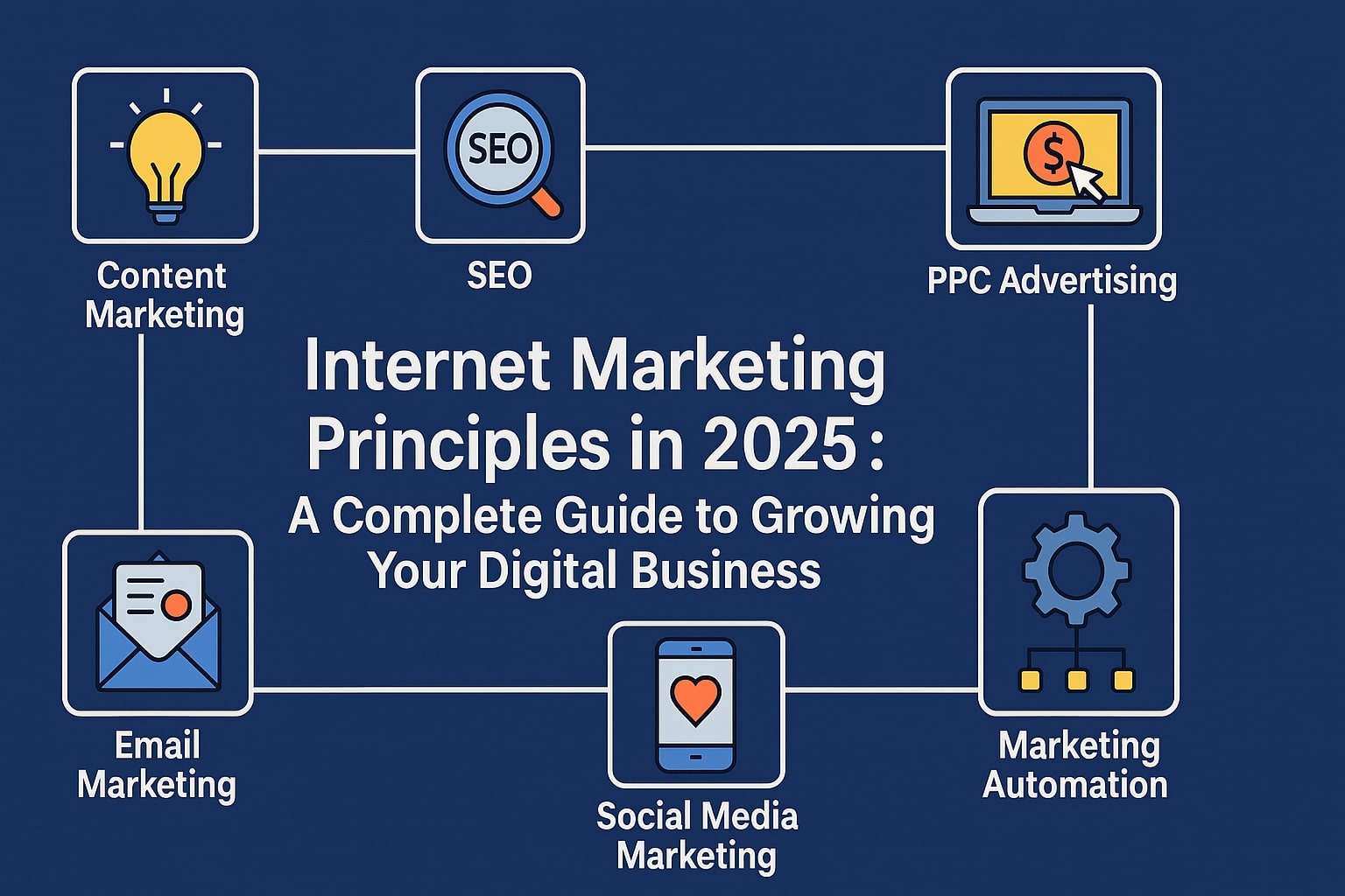 اصول بازاریابی اینترنتی در سال ۲۰۲۵؛ راهنمای کامل برای رشد کسب‌وکار دیجیتال