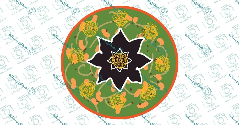 مجموعه وکتور لایه باز غذای ایرانی