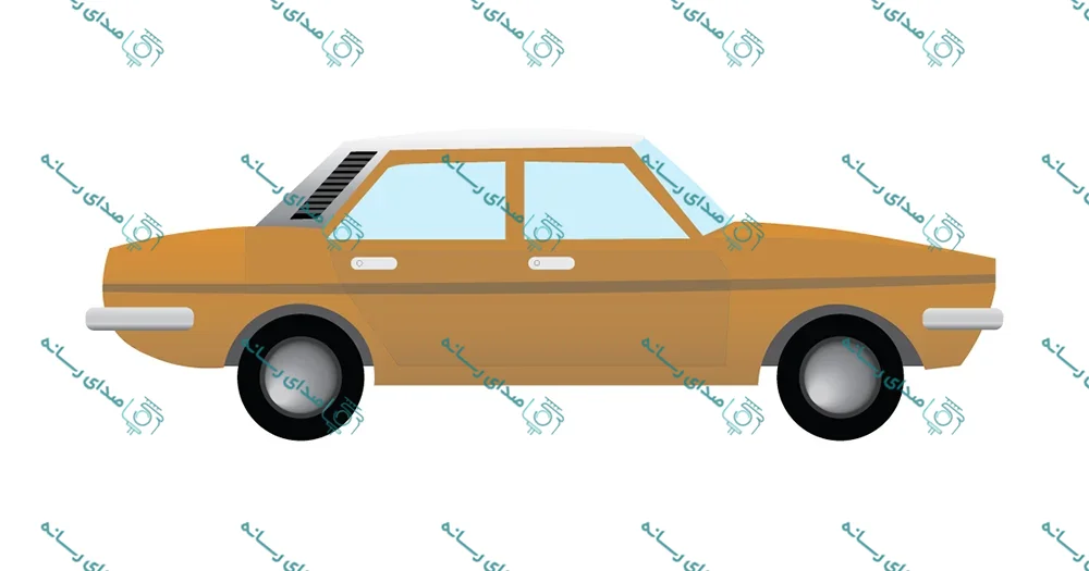 وکتور لایه باز طرح ماشین پیکان